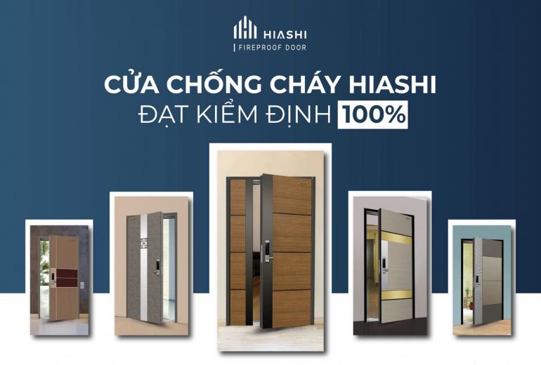 CỬA CHỐNG CHÁY HIASHI ĐẠT KIỂM ĐỊNH 100%