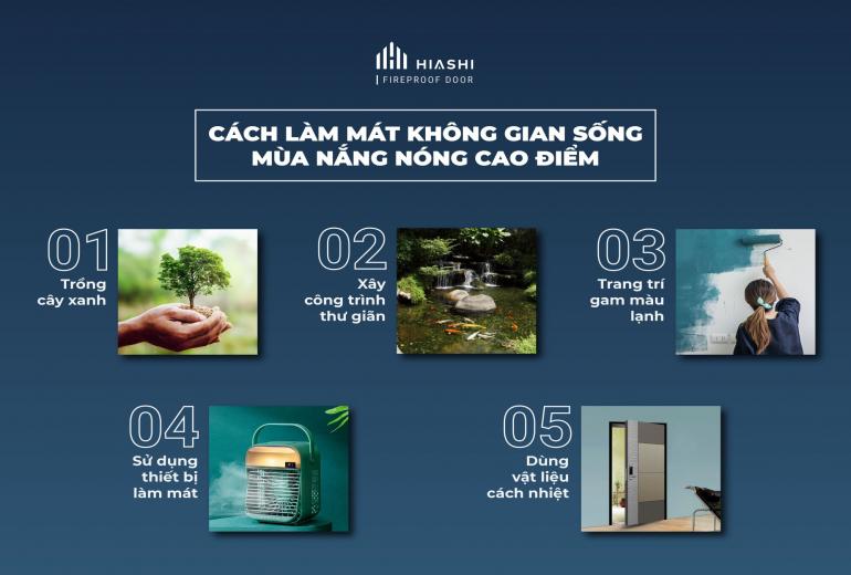 CÁCH LÀM MÁT KHÔNG GIAN SỐNG MÙA NẮNG NÓNG CAO ĐIỂM