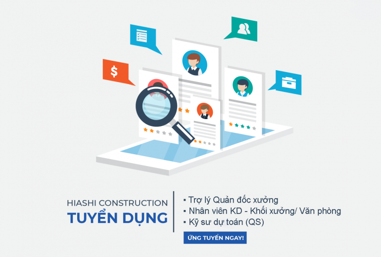 Hiashi Cons tuyển dụng tháng 6/2020